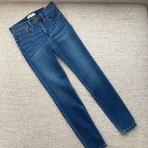 MADEWELL 9" Mid-Rise Skinny in Ardwick Wash Stretch Denim Size24 NEW